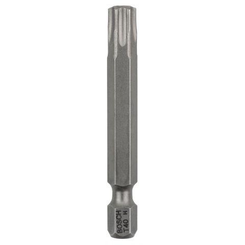 BOSCH S/DRIVER BIT 1/4HEX TORXT40 49mmCLIP DRV.