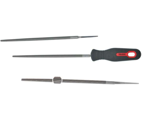 TOLEDO FILE 150MM ROUND SMOOTH CARDED