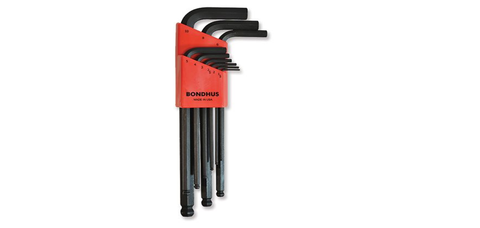 BONDHUS HEX KEY SET 9PCE MET