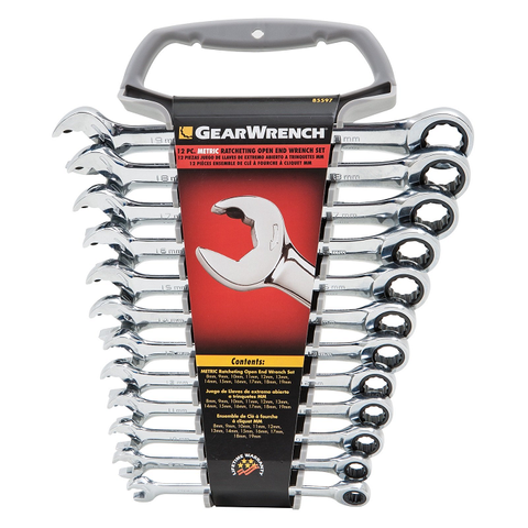 GEARWRENCH SET 12PC RATCH. OPEN