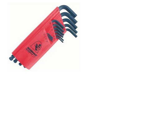 BONDHUS HEX KEY SET 15PCE BALL END