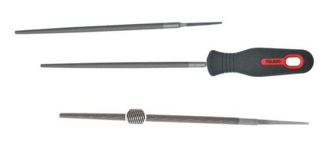 TOLEDO FILE 200MM ROUND 2ND CUT CARDED
