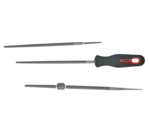 TOLEDO FILE 250MM ROUND BASTARD CARDED