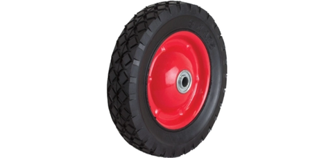 200mm Semi Pneumatic Rubber Tyred Wheel | 1/2" Axle Diameter