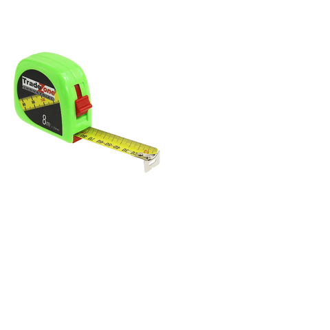 FULLER TAPE MEASURE 8METRE TZ NEON GREEN