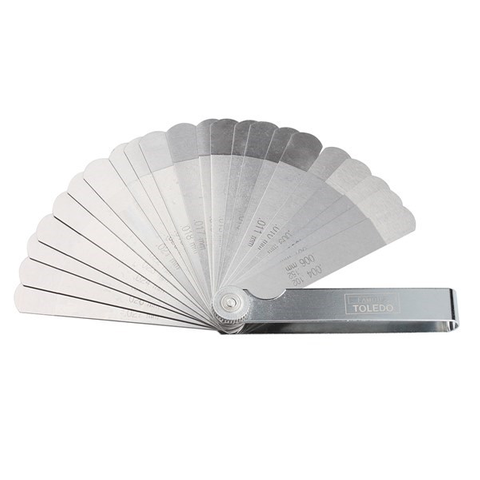 TOLEDO FEELER GAUGE 22BLADE MET/IMP.