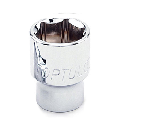 TOPTUL 1.1/16 6 PT STD SOCKET 1/2 DRIVE