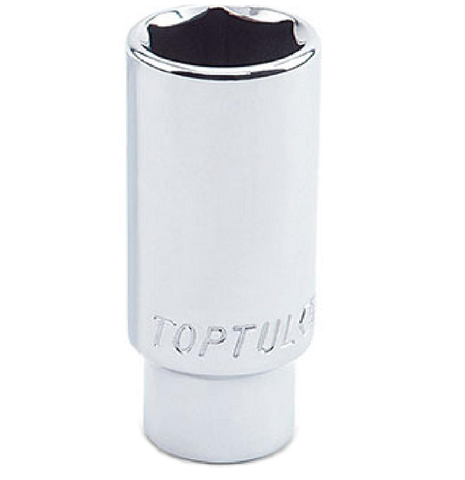 TOPTUL 1/4DR 9/16'' DEEP SOCKET