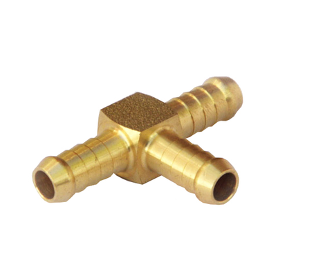 BRASS/F TEE 3/16'' BARBS