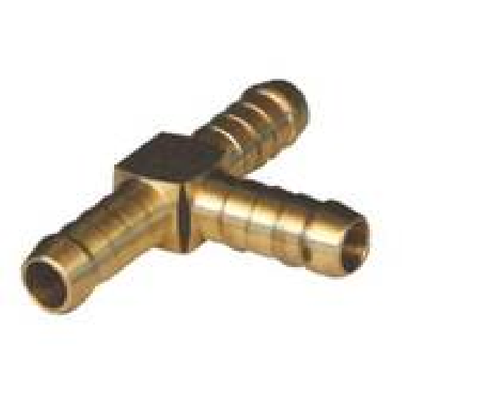 BRASS/F TEE 3/8'' BARBS