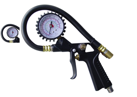 AMPRO TYRE INFLATOR WITH GAUGE 10-120 LBS