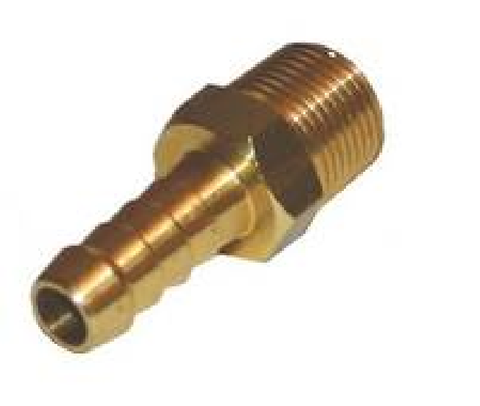 BRASS/F SGLE 1/4 TAIL BARB X1/8BSP MALE