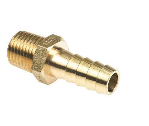 BRASS/F SGLE 1/4 TAIL BARB X1/4BSP MALE