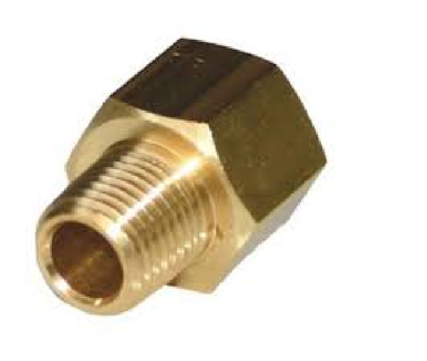 BRASS/F F TO M ADAPTOR 1/4-1/4