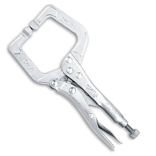 TOPTUL 6'' C LOCKING PLIER RIGID TIPS