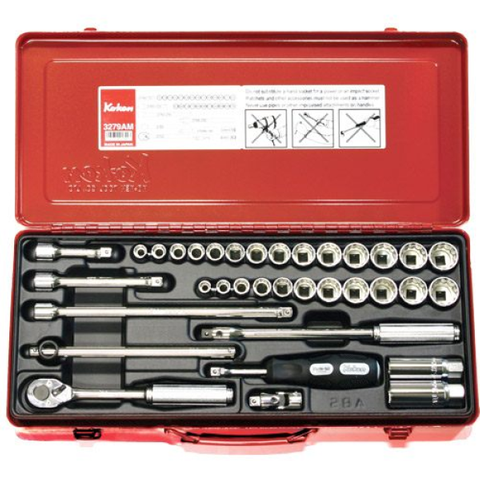 KOKEN SOCKET SET 3/8DR 35PC.