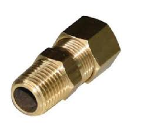 BRASS/F COMPR.1/4 TO MALE 1/4BSP