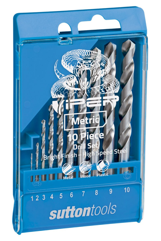 VIPER JOBBER DRILL SET 10 PIECE