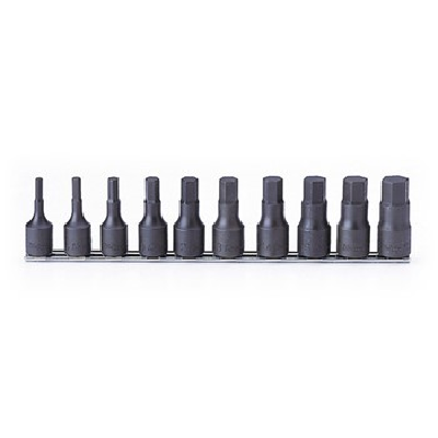 KOKEN HEX SET 10PC 1/2DR 4-19MM L60