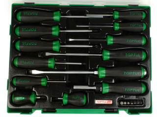 TOPTUL SCREW DRIVER/BIT SET 20PC.