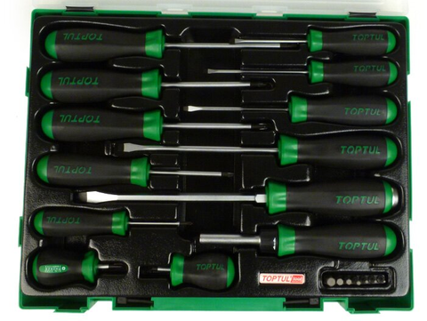 TOPTUL SCREW DRIVER/BIT SET 20PC.