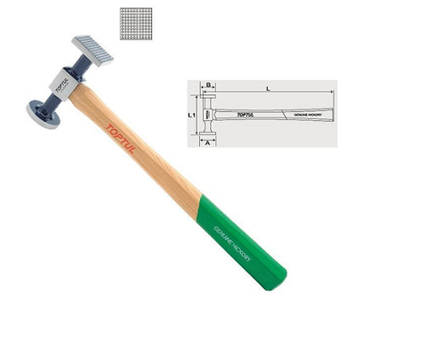 TOPTUL LIGHT STRIKING PANEL HAMMER 40IAD X 38MM SQR