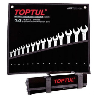 TOPTUL 14PCE R&O.E SET METRIC 8-24MM