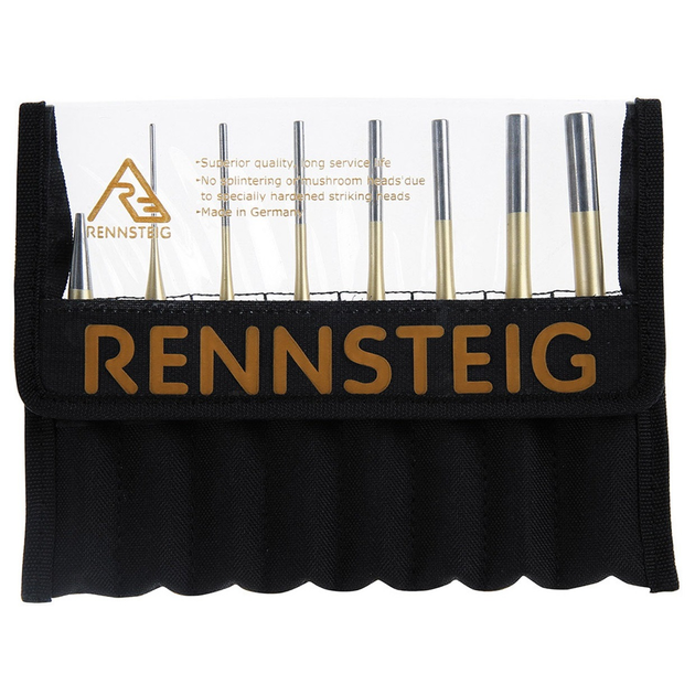 Rennsteig Centre & Parallel Pin Pun Set 8 Piece REN01 main image 0