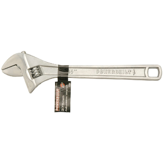 POWERBUILT 15" ADJ WRENCH