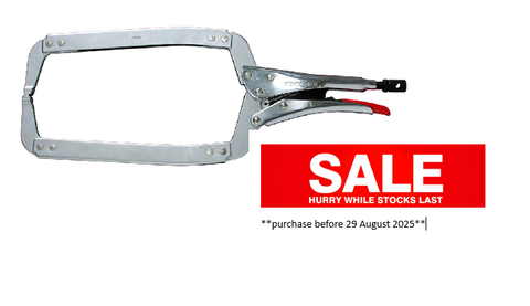 STRONGHAND LOCKG. C CLAMP ROUND TIP 450X254X114