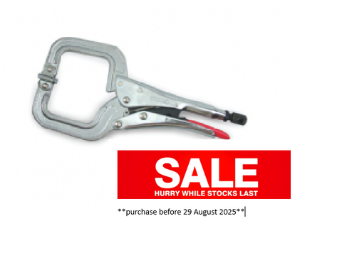 STRONGHAND LOCKG. C CLAMP SWIVL.PADS 165X46X56