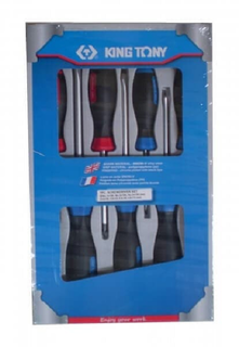 KING TONY SCREW DRIVER SET PHIL/SLOT 7PC