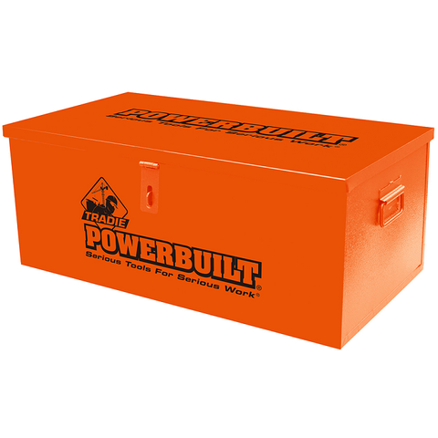 POWERBUILT 30'' 765X420X305mm TRADIE STEEL SITE BOX