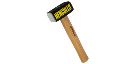 HERCULES CLUB HAMMER 3lb HICKORY HANDLE 280mm