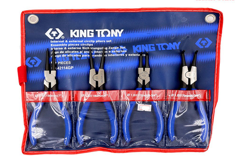 KING TONY 4PCE CIRCLIP PLIER SET