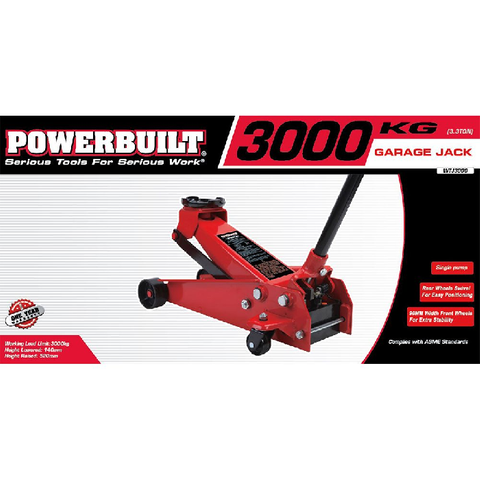 POWERBUILT,JACK,FLOOR,GARAGE 3.3TON