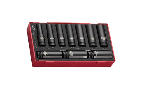 TENG 14PC 1/2IN DR. AF DEEP IMPACT SOCKET SET 6-PNT (EVA)