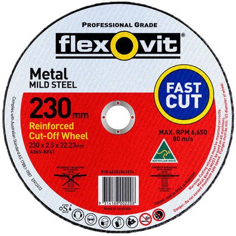 FLEXOVIT CUT OFF 230X2.5X22.23