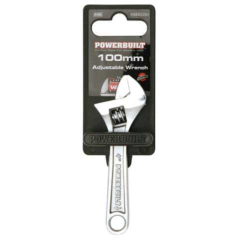 POWERBUILT 4"/100MM ADJ WRENCH