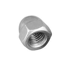 BRASS DOME NUT M5 NICKLE PLATED