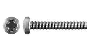 MACHINE SCREW ZP PAN POZI 6X25MM