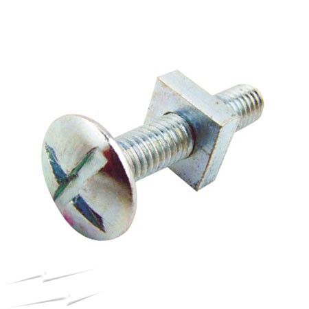 GUTTER BOLT 1/4 X 2" WITH NUT