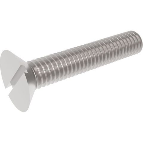 CSK SLOTTED MT SCREW 1/8 X 1 INCH