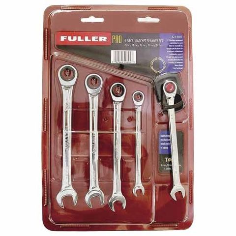 FULLER RATCHET R&OE SET 8.10,12,13,14mm FLAT