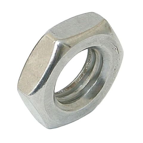 HEX NUT 1/2" THIN ZP UNF