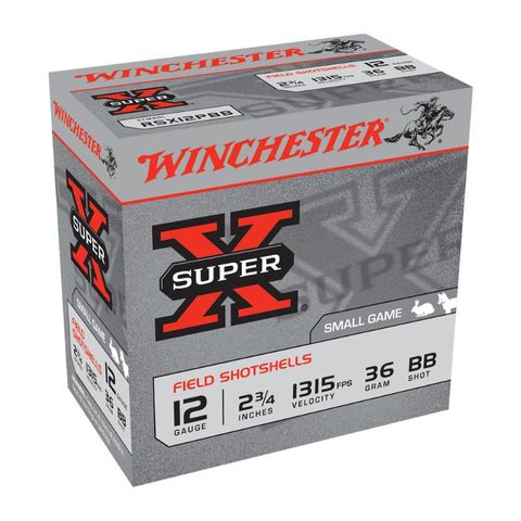 WINCHESTER SUPER X HS 1330FPS 12GA 36GM 6 25PK