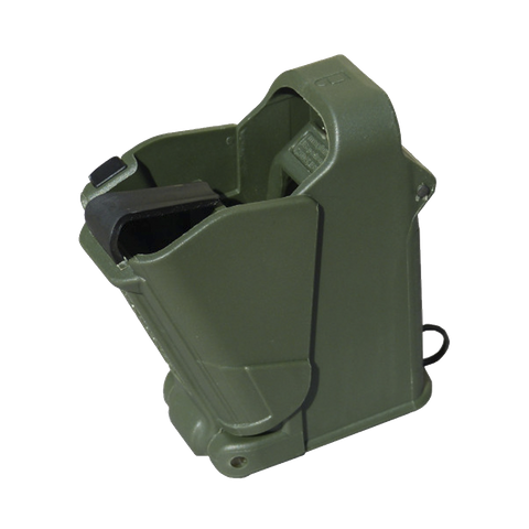 MAGLULA UPLULA UNIVERSAL LOADER 9MM - 45 CAL DARK GREEN