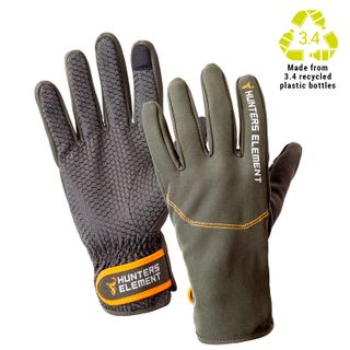 HUNTERS ELEMENT LEGACY GLOVES GREY/GREEN LARGE