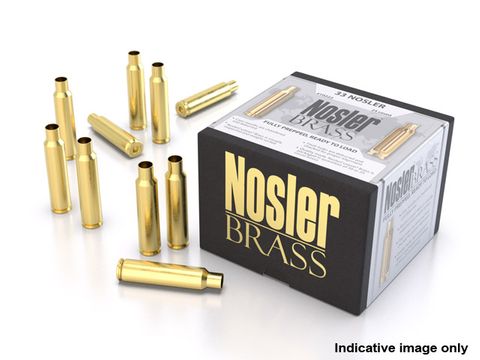NOSLER CUSTOM BRASS 375 H&H UNPRIMED CASES 25