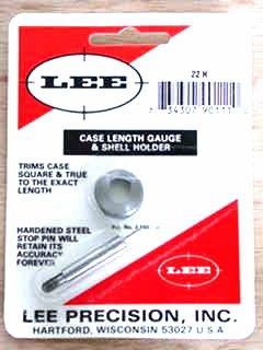 LEE CASE LENGTH GAUGE 22 HORNET